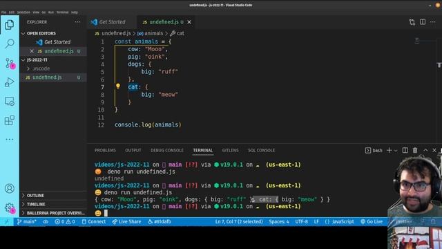 AM Coder - Understanding Javascript Errors: Properties of Undefined (bonus: using console.assert)