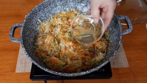 МАКАРОНЫ С КАПУСТОЙ! Простое, сытное блюдо.