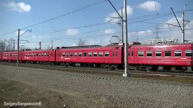 Электропоезд ЭД4М-0298 Аэроэкспресс смотреть онлайн