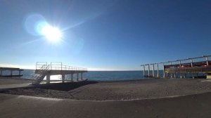 АДЛЕР. Ул. Ленина ☼ Река Херота. Пляж "Огонёк" Южное Взморье. Пляж "Чайка" Мандарин ..