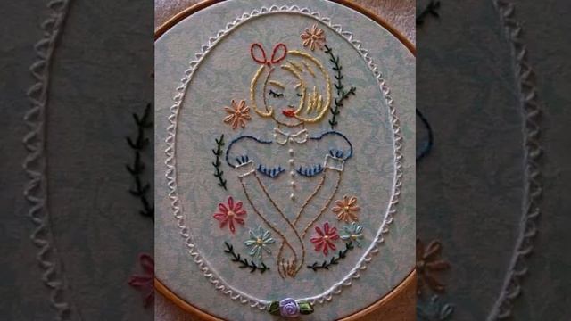 Hair Style Embroidery / Hair Style Girl Embroidery Designs / Heavenly Handmade Creations