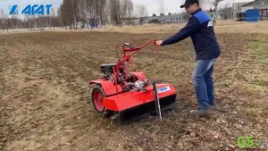 Новинка!!! Тяжелый мотоблок АГАТ с АКТИВНОЙ ФРЕЗОЙ, теория и практика.