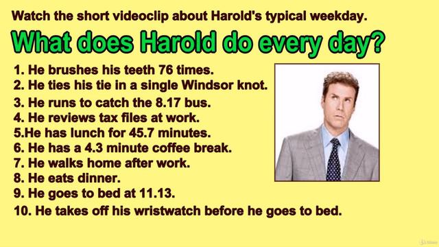 1 3  Present Simple via Jokes Film clip  Song Quote