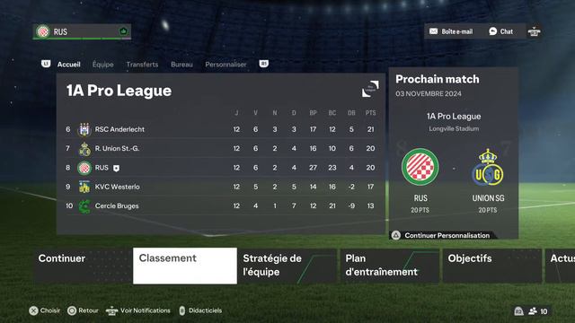 FC 24 Carrière manager avec RUS Tournai ( belgique ) saison 2 sur PS5 смотреть онлайн