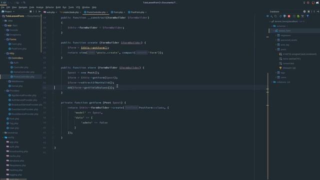 Tutoriel Laravel : Form Builder смотреть онлайн