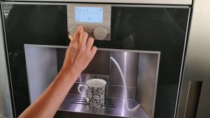 How to use Gaggenau CM250 coffee machine