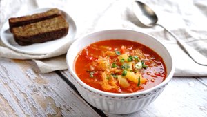 Постные щи из квашеной капусты