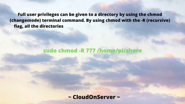 How To Make Raspi Sharing Folder - CloudOnServer #raspberrypi #raspberry смотреть онлайн
