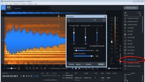Ослабление искажений звука в iZotope RX