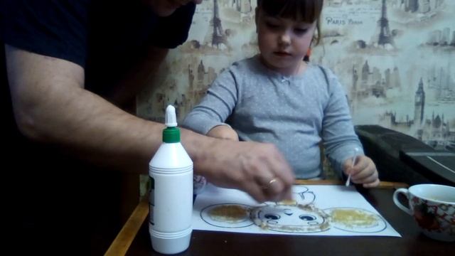 Делаем картинку из крупы смотреть онлайн