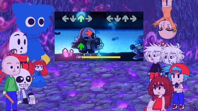 |Реакция разных персонажий из разных игр на Friday night Funkin vs indi cross|2 чачть| смотреть онлайн