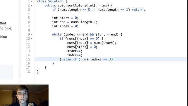 LeetCode Sort Colors Solution Explained - Java