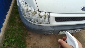 Чем отмыть пожелтевшие фары на автомобиле. #azelit азелит