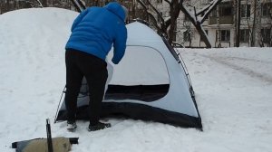 Установка палатки Indiana Tramp 3