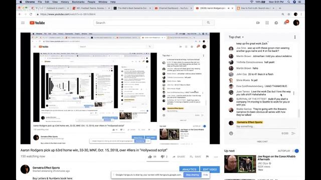 Aaron Rodgers picks up 63rd home win, 33-30, MNF, Oct. 15, 2018, over 49ers in "Hollywood script" смотреть онлайн