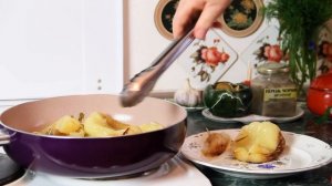 Как приготовить вкусный жареный болгарский  перец с чесноком