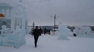 Ледяной городок Новосибирск 2017