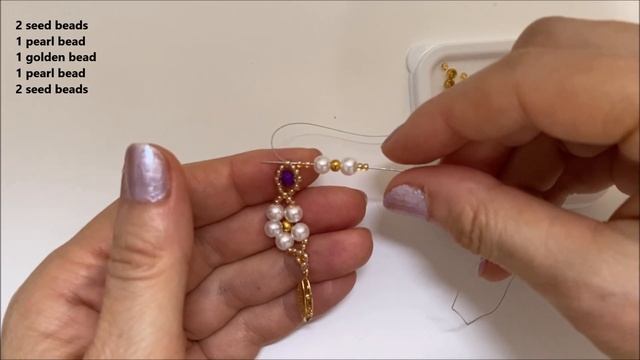 Floral bracelet pattern. Beaded bracelet tutorial. Beaded Jewelry