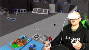 VR Роблокс обзор VR Game с фани геймс вр игры в роблокс от funny games