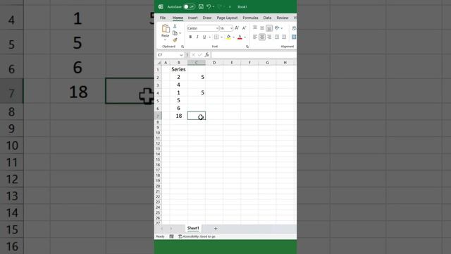 #excelfunctions use the function SUM to add up numbers from a range of cells #exceltips