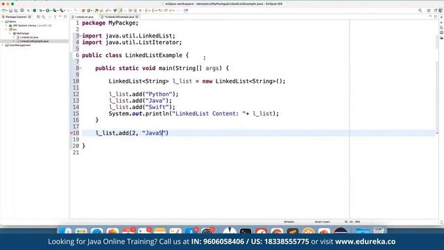 Linked List in Java | Data Structures Implementation | Java Tutorial  | Edureka  Rewind