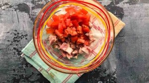 Салат Невский со стручковой фасолью