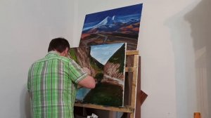 Ушкалойские башни, Чечня!                 #горы#река#дорога#туризм#памятник природы# живопись#небо#