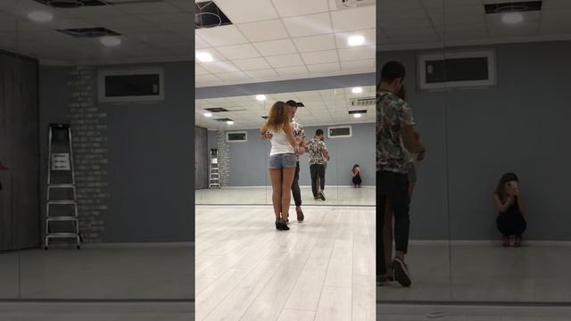 Kizomba afterclass demo - Gennady Dmitriev & Anna Kamenshchikova