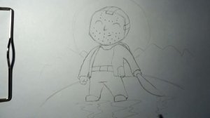 Как нарисовать Джейсона Вурхиза | Пятница 13е ?