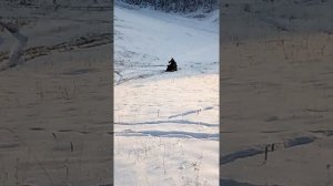 Линхай ямаха м200 по снегу новичок