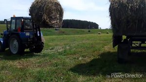ЮМЗ 6 "4х4" погрузка рулонов