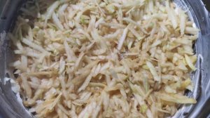 Насыпной яблочный пирог