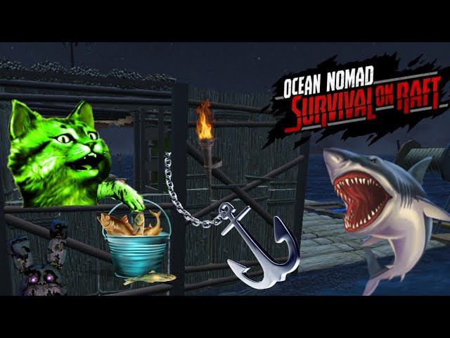 скравтел мотор и якорь! выжевание на плоту в океане ⏪ Survival on Raft ocean ⏪ #2
