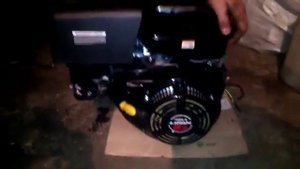 Первый запуск двигателя Lifan 190FD нового образца, ЧАСТЬ 2