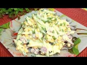 Немецкий САЛАТ на раз, два, три. Очень быстрый и вкусный салат.