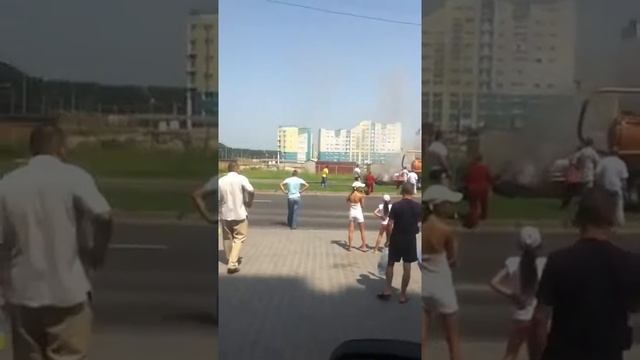 Пинск, загорелась девятка , потушена ассенизаторами смотреть онлайн