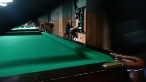 Тренировка свояка по борту в русском бильярде