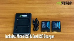 Fujifilm NP-W126, NP-W126s | Battery and Micro USB Dual Charger Unboxing | Wasabi Power