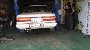 1UZ доработка выхлопа резонатор Гельмгольца с заглушками toyota cresta UZX71