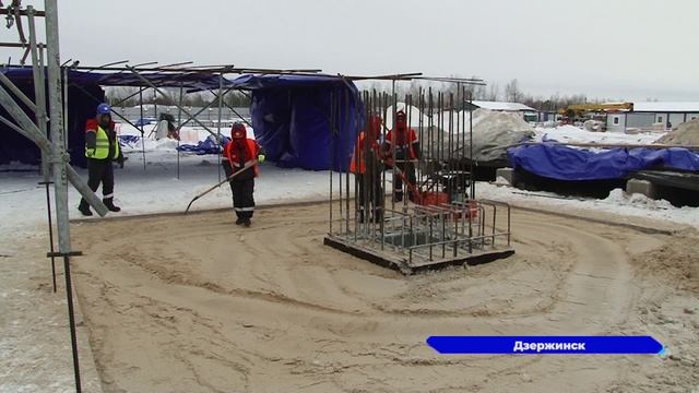 Иван Носков приехал с рабочим визитом на строительную площадку будущего предприятия «Руссилика»