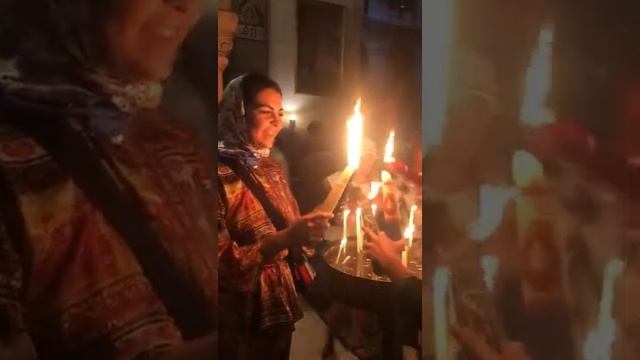 Видео из Израиля. Храм Гроба Господня. смотреть онлайн