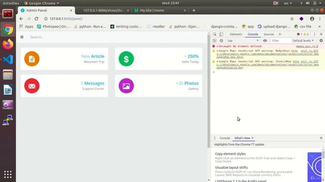 Set Timer | Python and Django