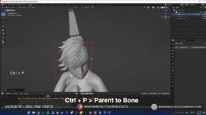 How to Animate Stylized Hair Using Soft Body Physics in Blender in 2 Minutes