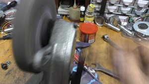 Ручное точило - реставрируем и пробуем. Другие находки.