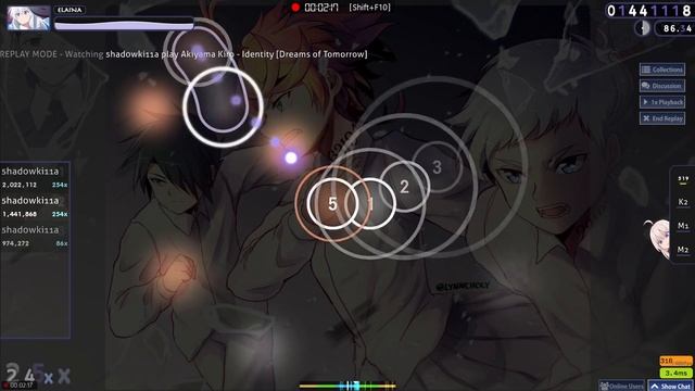 C rank pass single tap ONLY (Identity by Akiyama Kiro) смотреть онлайн