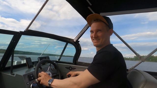 Обзор лодки Волжанка 49 (VOLZHANKA 49) с MERCURY 50. 2022 год смотреть онлайн