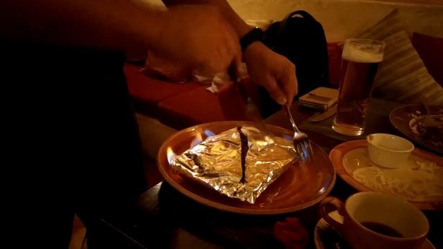 Видео подачи блюда 