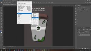 Vector Cup Mockup In Photoshop 2021 Going to Filter Gaussian .