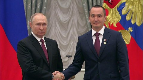 Владимир Путин в Кремле вручил государственные награды выдающимся россиянам