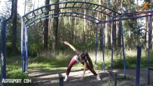 Конькобежец - развиваем все тело